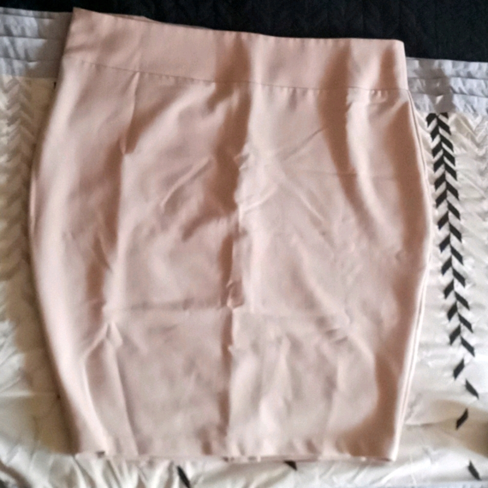 Beige dress skirt